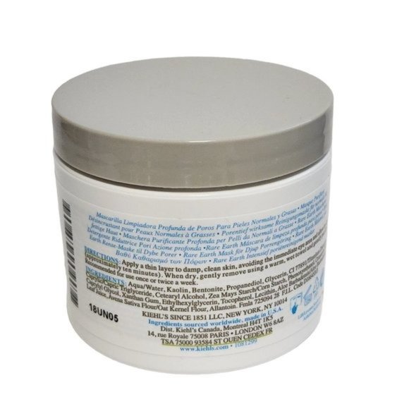 Kiehl’s Rare Earth Deep Pore Cleansing Masque Mask Full Size Minimize Pores - Picture 4 of 8